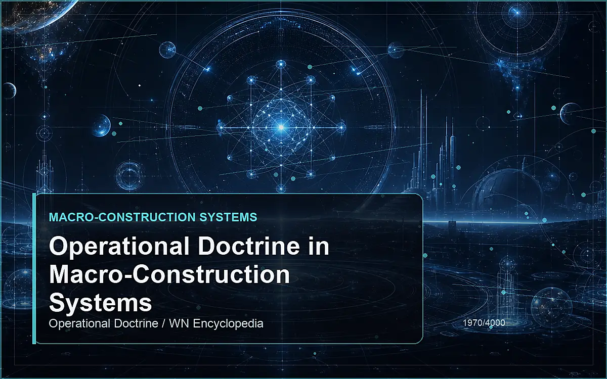 AI-generated encyclopedia reference image for Operational Doctrine in Macro-Construction Systems
