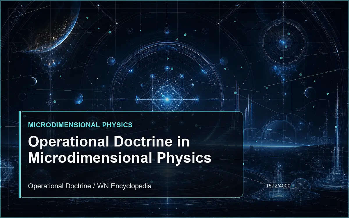 AI-generated encyclopedia reference image for Operational Doctrine in Microdimensional Physics