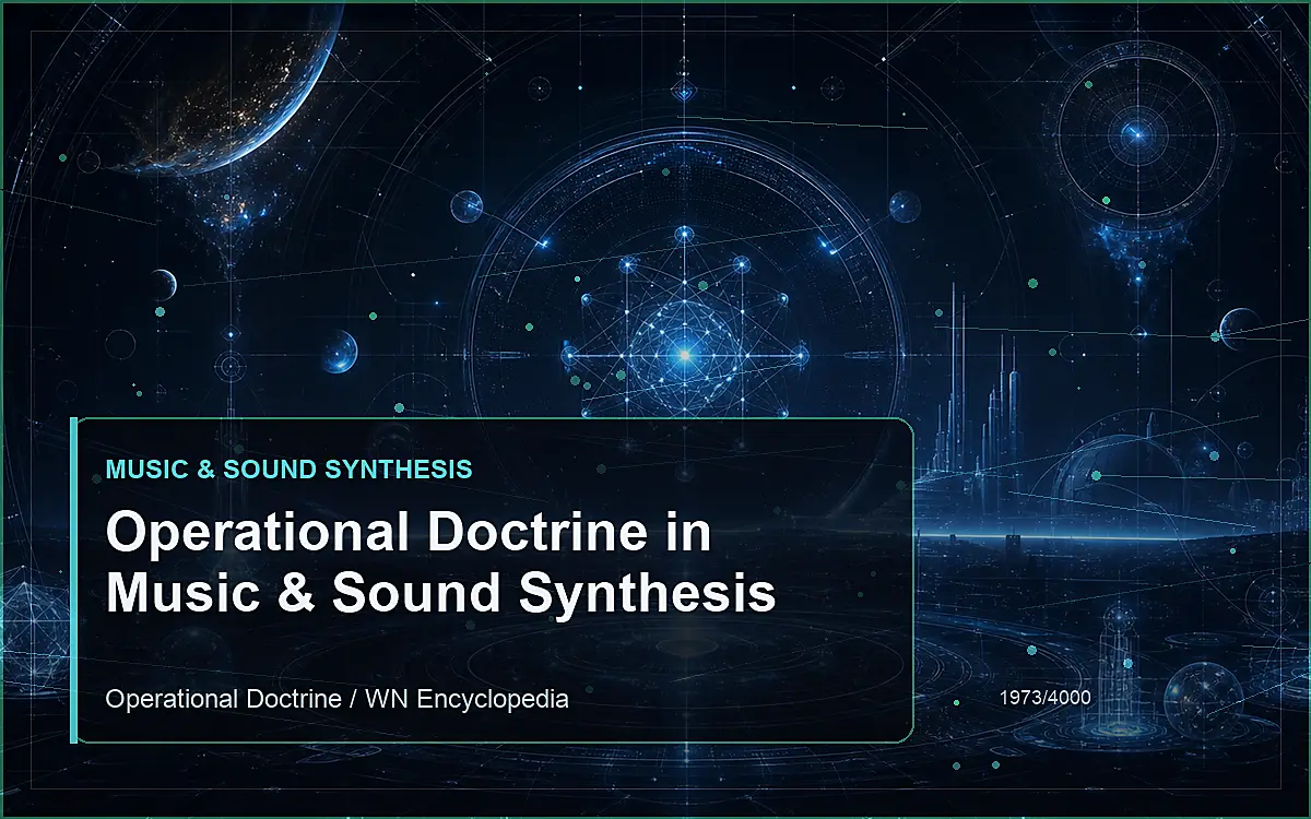 AI-generated encyclopedia reference image for Operational Doctrine in Music & Sound Synthesis
