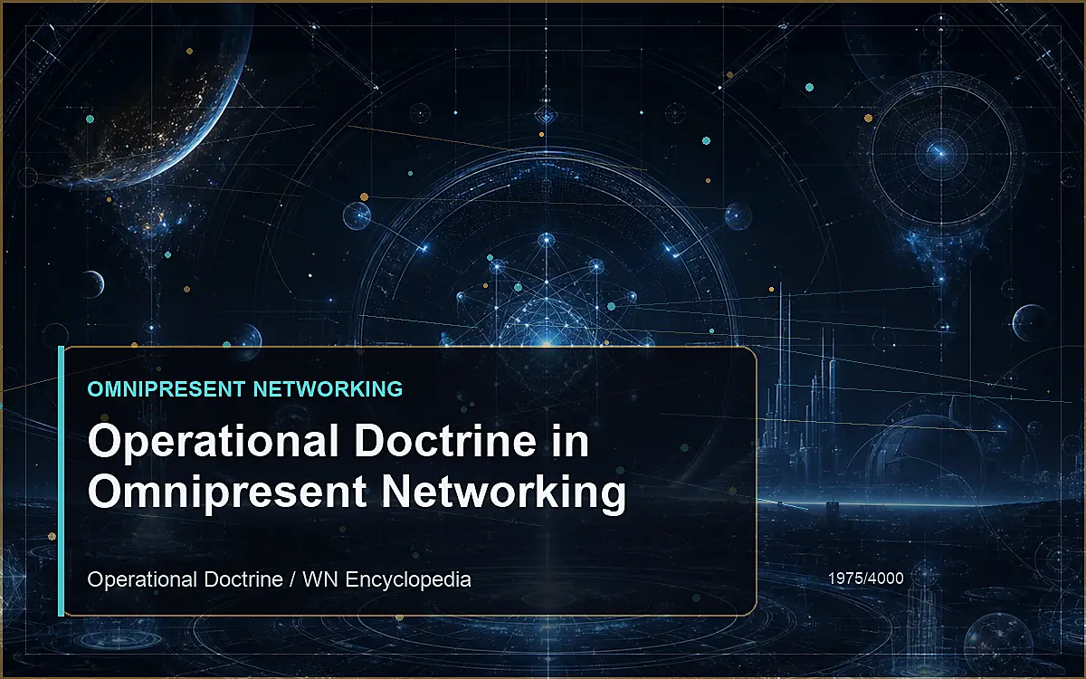 AI-generated encyclopedia reference image for Operational Doctrine in Omnipresent Networking