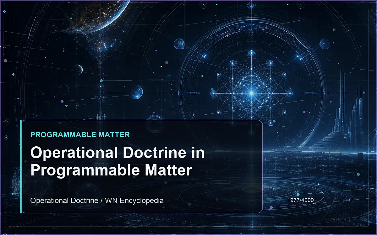 AI-generated encyclopedia reference image for Operational Doctrine in Programmable Matter