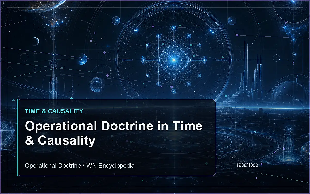 AI-generated encyclopedia reference image for Operational Doctrine in Time & Causality