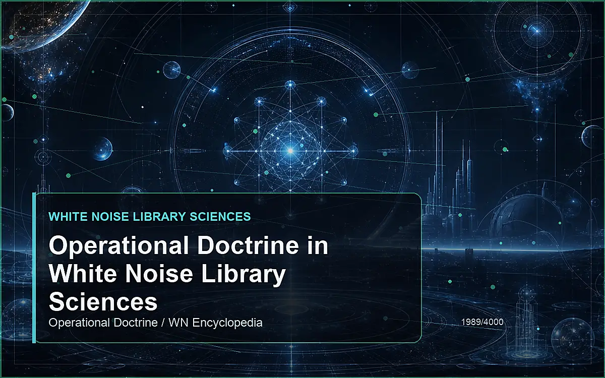 AI-generated encyclopedia reference image for Operational Doctrine in White Noise Library Sciences
