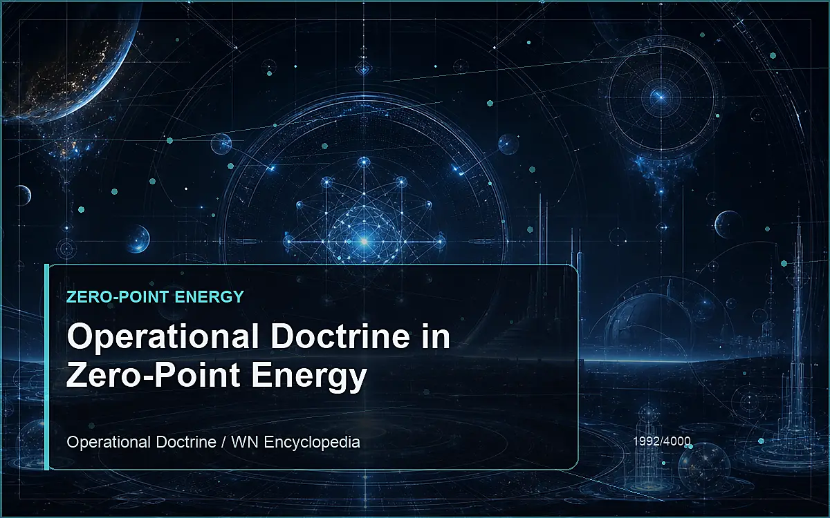 AI-generated encyclopedia reference image for Operational Doctrine in Zero-Point Energy