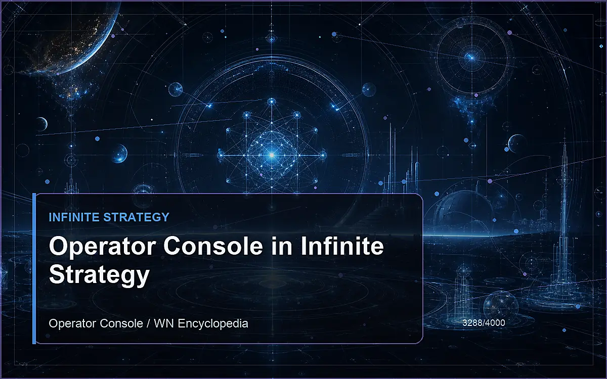 AI-generated encyclopedia reference image for Operator Console in Infinite Strategy