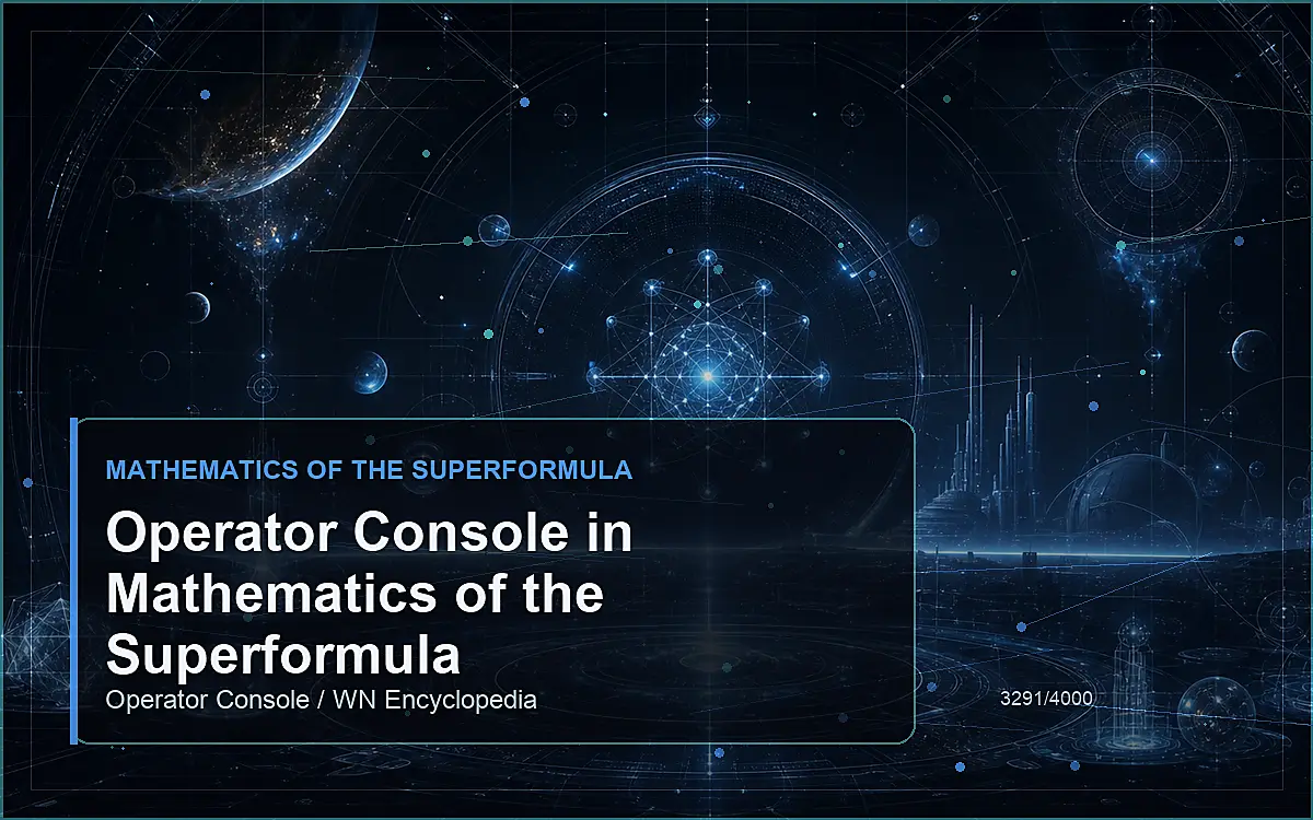 AI-generated encyclopedia reference image for Operator Console in Mathematics of the Superformula