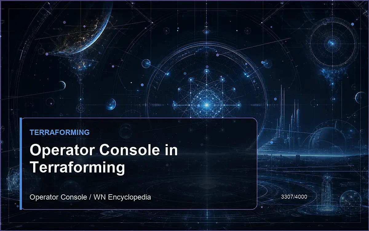 AI-generated encyclopedia reference image for Operator Console in Terraforming