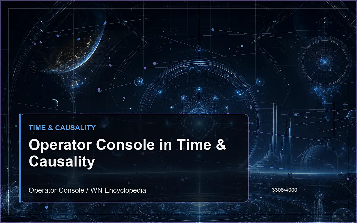 AI-generated encyclopedia reference image for Operator Console in Time & Causality