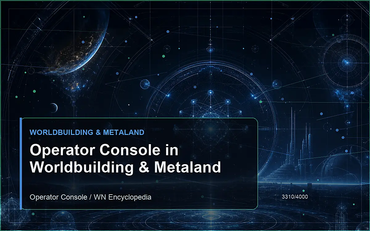 AI-generated encyclopedia reference image for Operator Console in Worldbuilding & Metaland