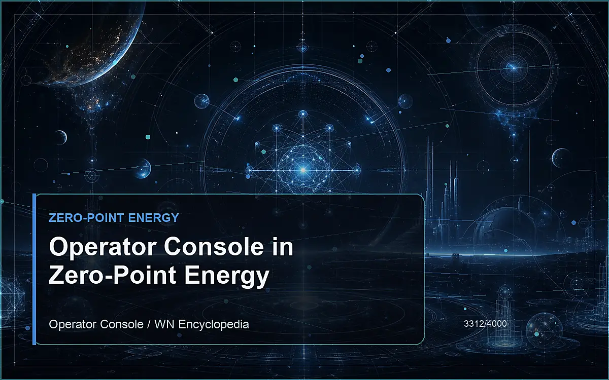 AI-generated encyclopedia reference image for Operator Console in Zero-Point Energy