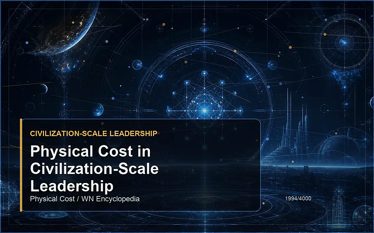 AI-generated encyclopedia reference image for Physical Cost in Civilization-Scale Leadership