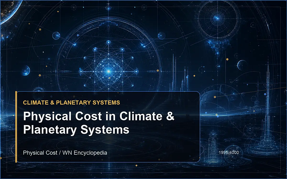 AI-generated encyclopedia reference image for Physical Cost in Climate & Planetary Systems