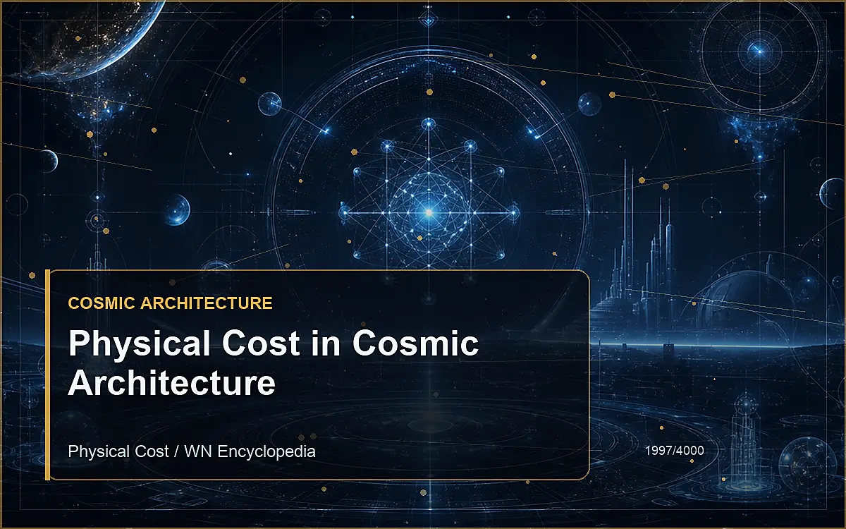 AI-generated encyclopedia reference image for Physical Cost in Cosmic Architecture