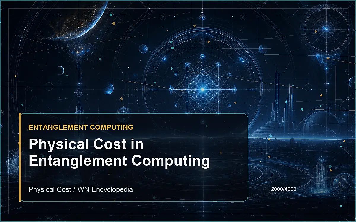 AI-generated encyclopedia reference image for Physical Cost in Entanglement Computing