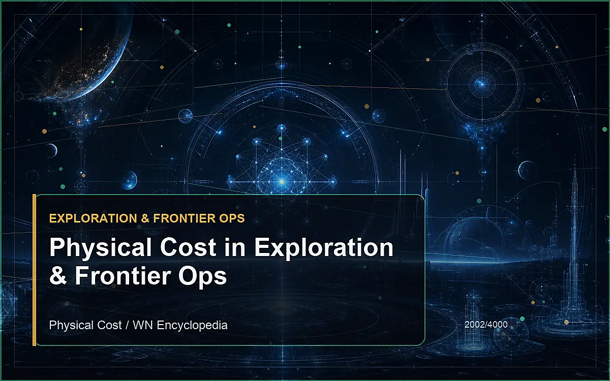 AI-generated encyclopedia reference image for Physical Cost in Exploration & Frontier Ops