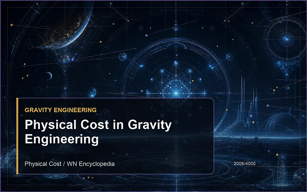 AI-generated encyclopedia reference image for Physical Cost in Gravity Engineering