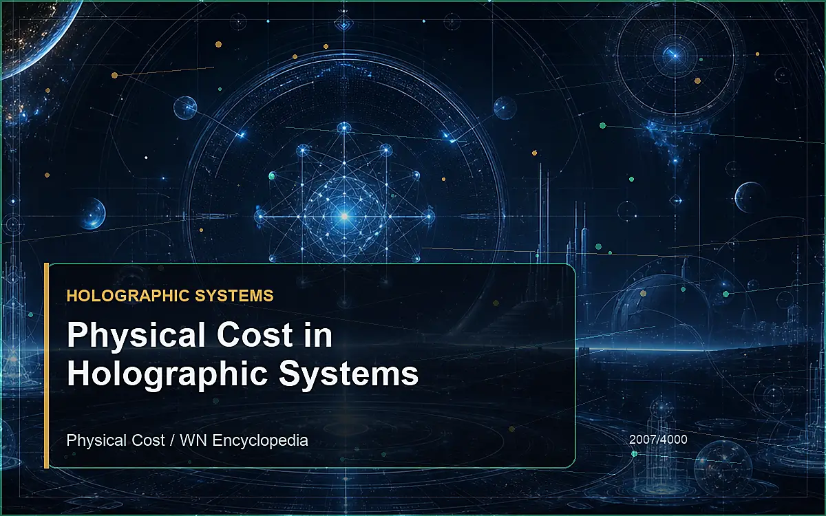 AI-generated encyclopedia reference image for Physical Cost in Holographic Systems