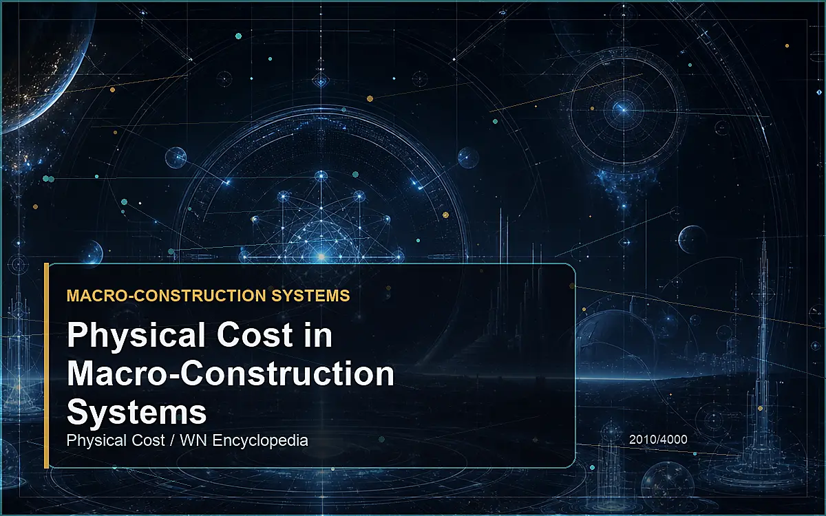 AI-generated encyclopedia reference image for Physical Cost in Macro-Construction Systems