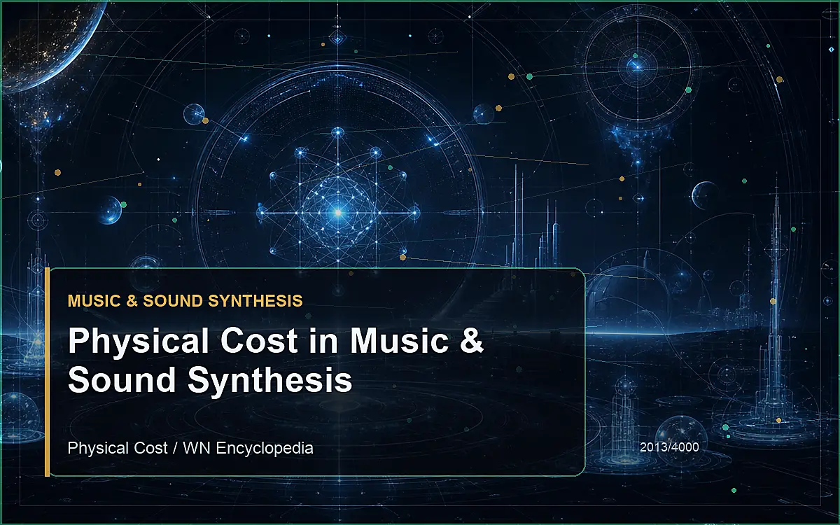 AI-generated encyclopedia reference image for Physical Cost in Music & Sound Synthesis