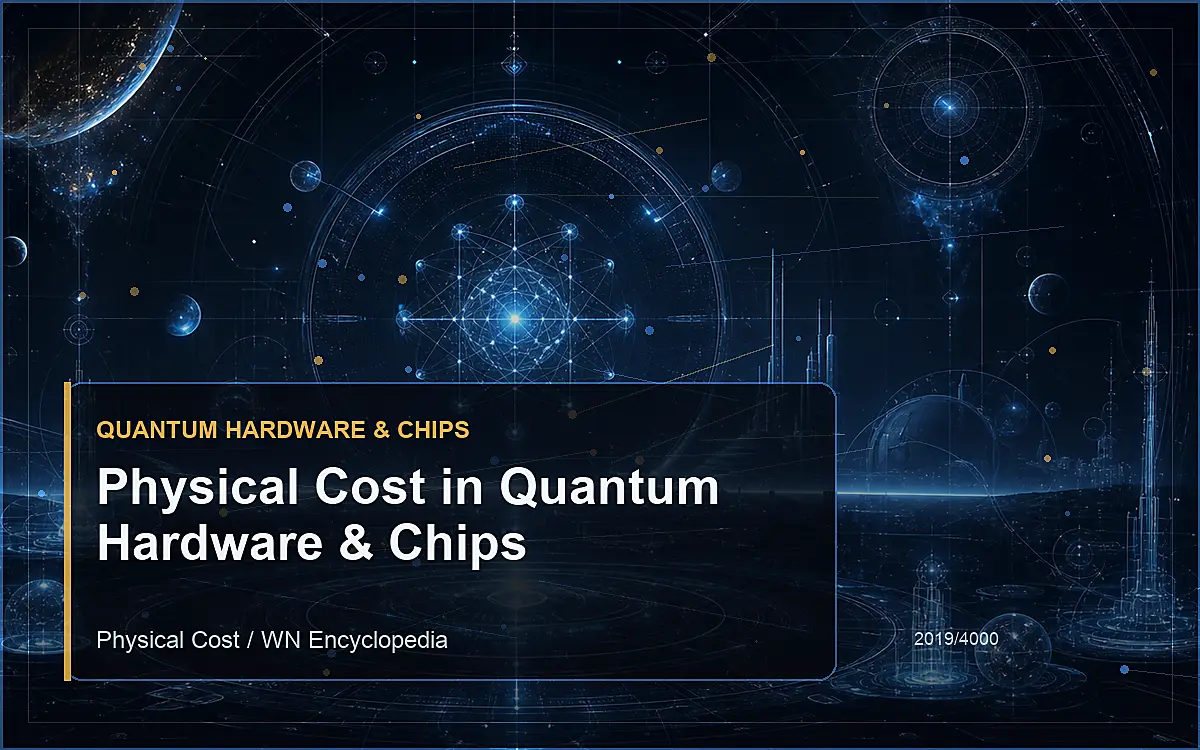 AI-generated encyclopedia reference image for Physical Cost in Quantum Hardware & Chips