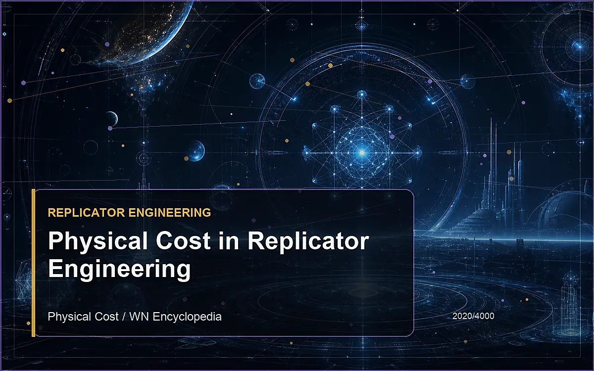 AI-generated encyclopedia reference image for Physical Cost in Replicator Engineering