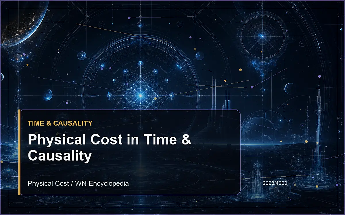 AI-generated encyclopedia reference image for Physical Cost in Time & Causality