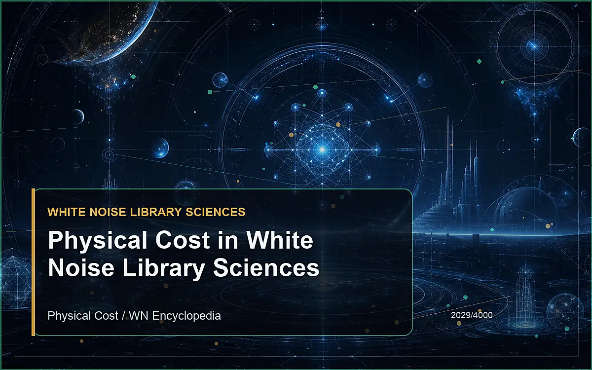 AI-generated encyclopedia reference image for Physical Cost in White Noise Library Sciences
