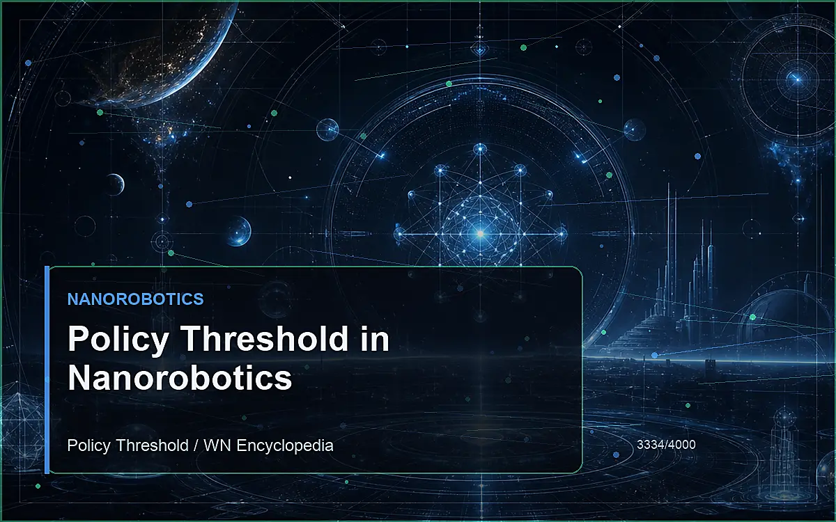 AI-generated encyclopedia reference image for Policy Threshold in Nanorobotics