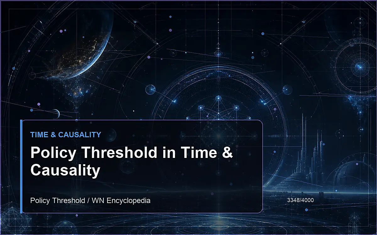 AI-generated encyclopedia reference image for Policy Threshold in Time & Causality