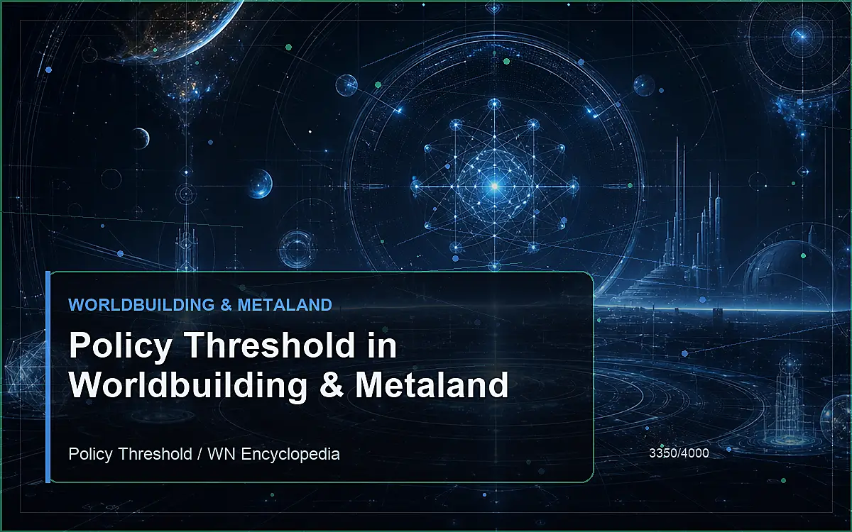 AI-generated encyclopedia reference image for Policy Threshold in Worldbuilding & Metaland