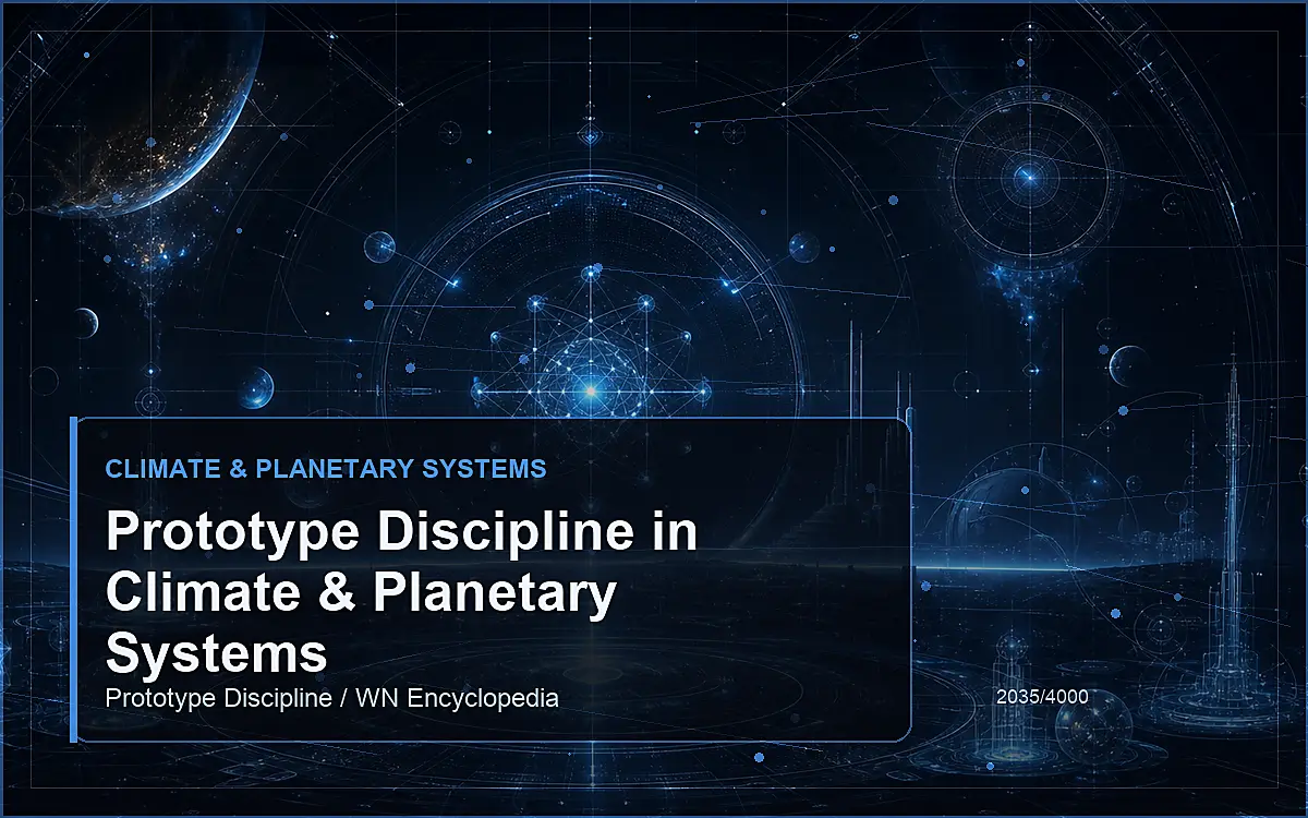 AI-generated encyclopedia reference image for Prototype Discipline in Climate & Planetary Systems