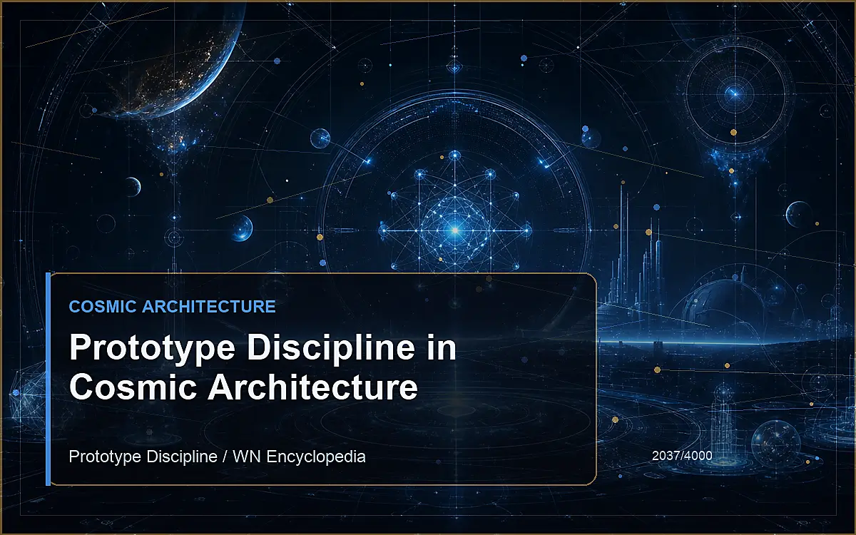 AI-generated encyclopedia reference image for Prototype Discipline in Cosmic Architecture