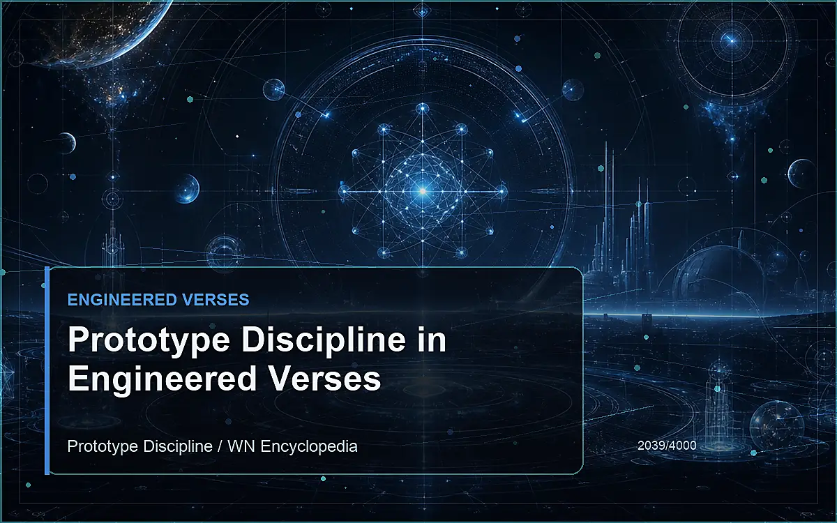 AI-generated encyclopedia reference image for Prototype Discipline in Engineered Verses