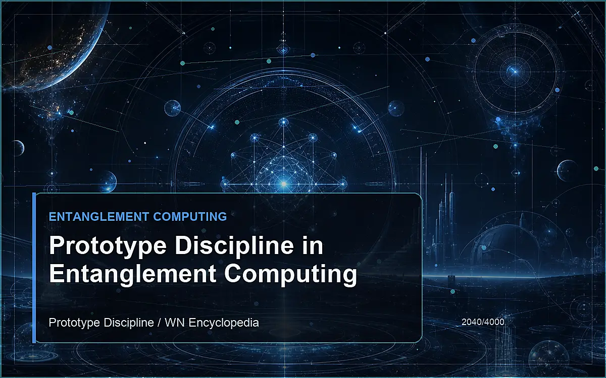 AI-generated encyclopedia reference image for Prototype Discipline in Entanglement Computing