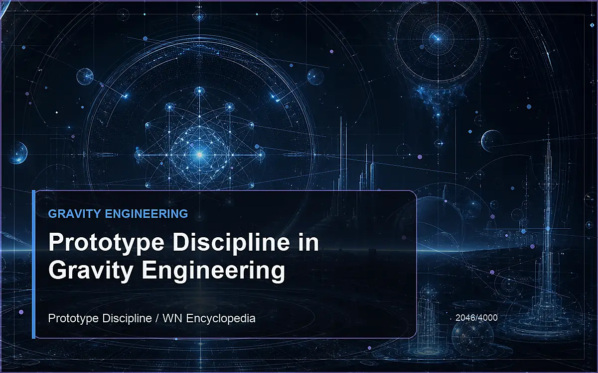 AI-generated encyclopedia reference image for Prototype Discipline in Gravity Engineering