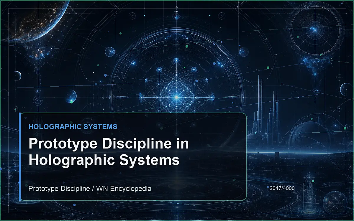 AI-generated encyclopedia reference image for Prototype Discipline in Holographic Systems
