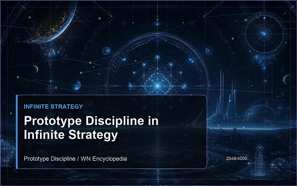 AI-generated encyclopedia reference image for Prototype Discipline in Infinite Strategy