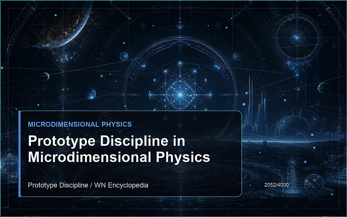AI-generated encyclopedia reference image for Prototype Discipline in Microdimensional Physics