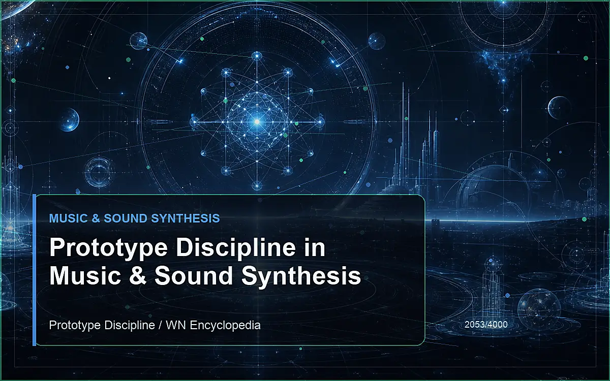 AI-generated encyclopedia reference image for Prototype Discipline in Music & Sound Synthesis