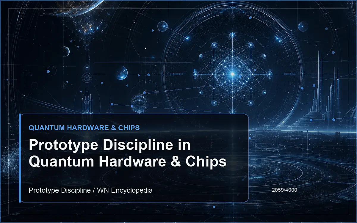 AI-generated encyclopedia reference image for Prototype Discipline in Quantum Hardware & Chips
