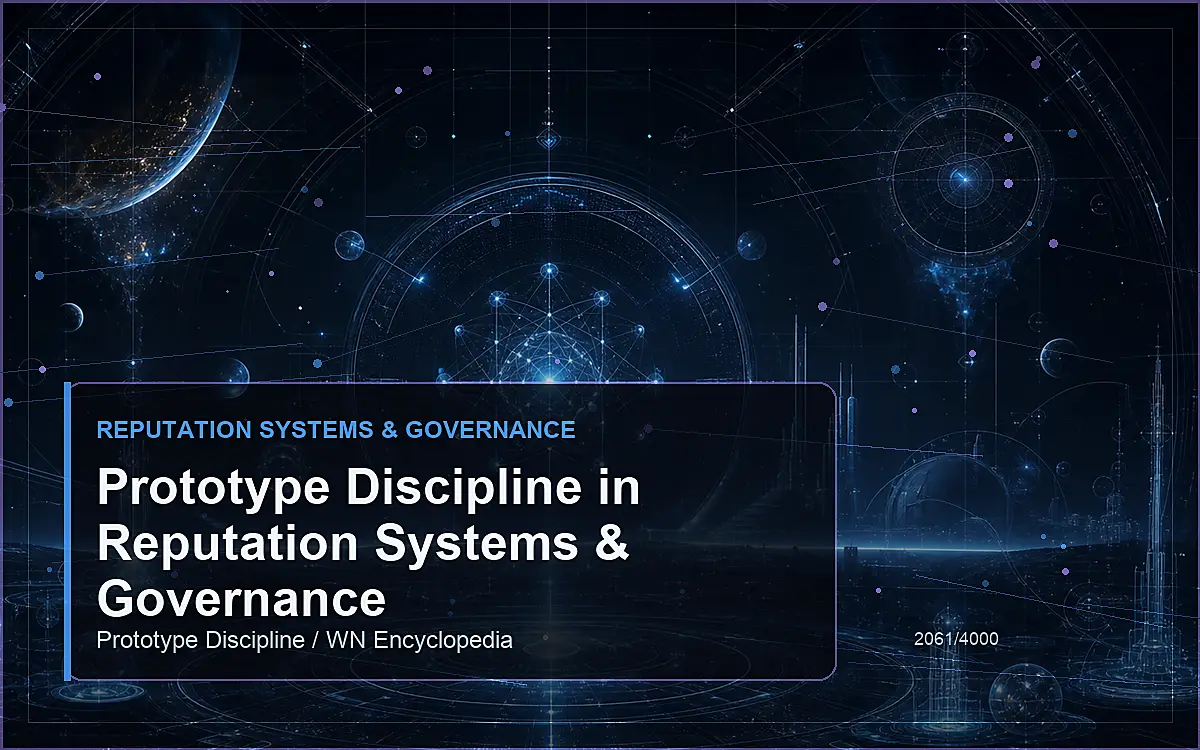 AI-generated encyclopedia reference image for Prototype Discipline in Reputation Systems & Governance