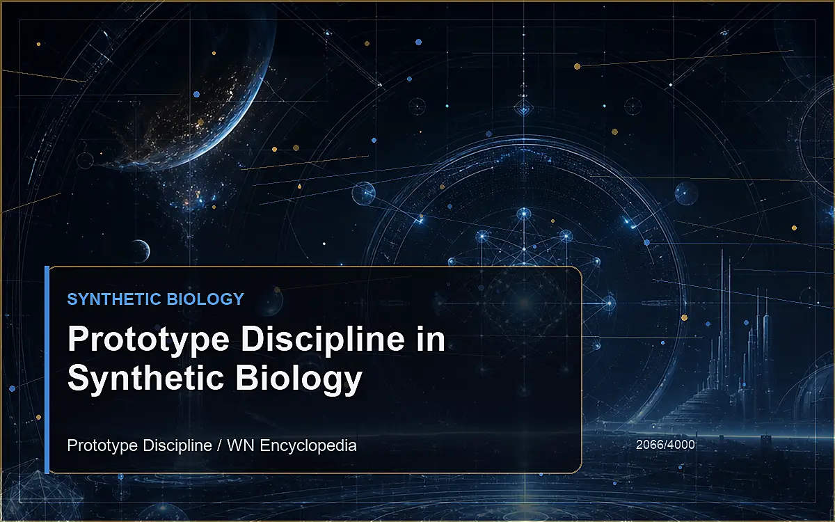 AI-generated encyclopedia reference image for Prototype Discipline in Synthetic Biology
