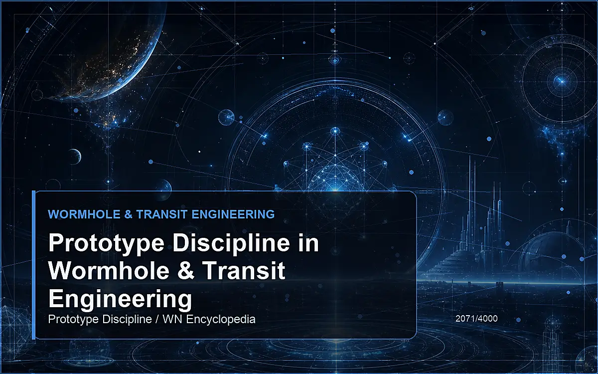 AI-generated encyclopedia reference image for Prototype Discipline in Wormhole & Transit Engineering