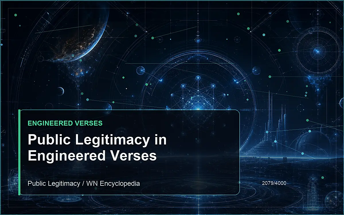 AI-generated encyclopedia reference image for Public Legitimacy in Engineered Verses