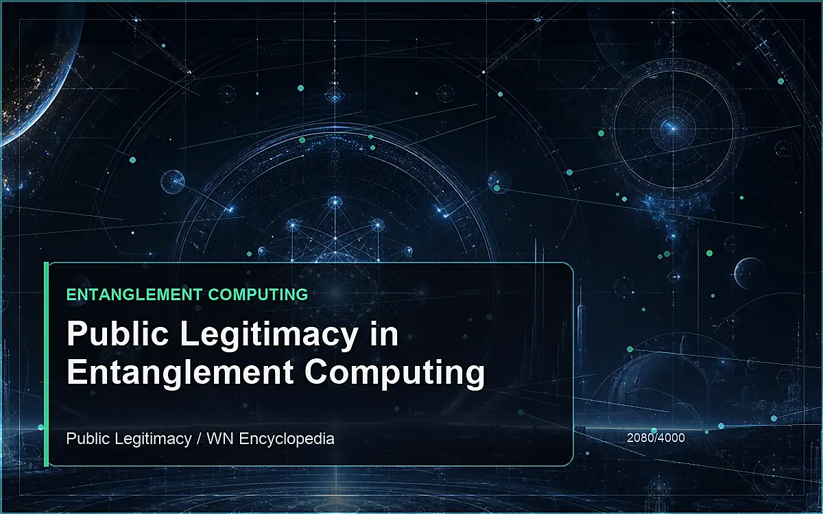 AI-generated encyclopedia reference image for Public Legitimacy in Entanglement Computing