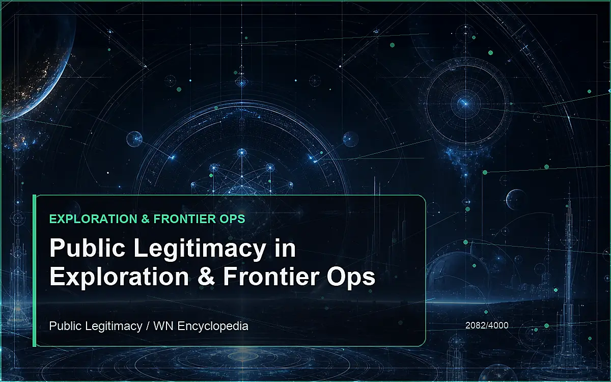 AI-generated encyclopedia reference image for Public Legitimacy in Exploration & Frontier Ops