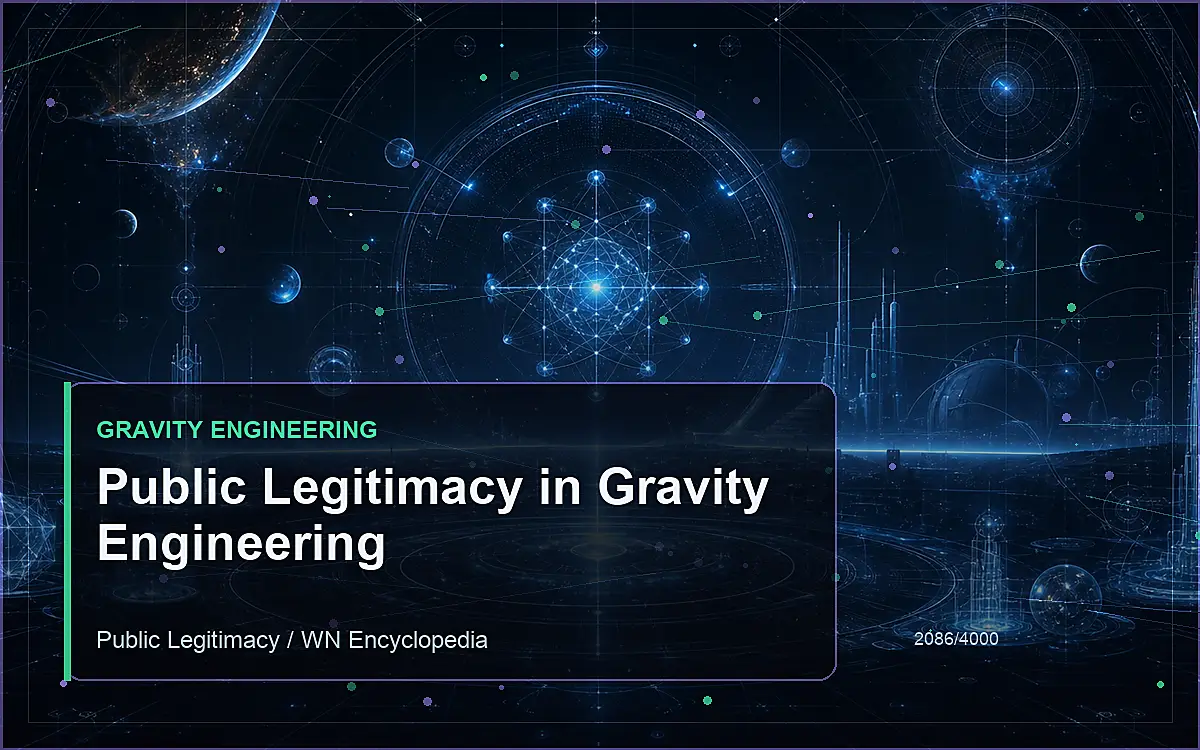 AI-generated encyclopedia reference image for Public Legitimacy in Gravity Engineering