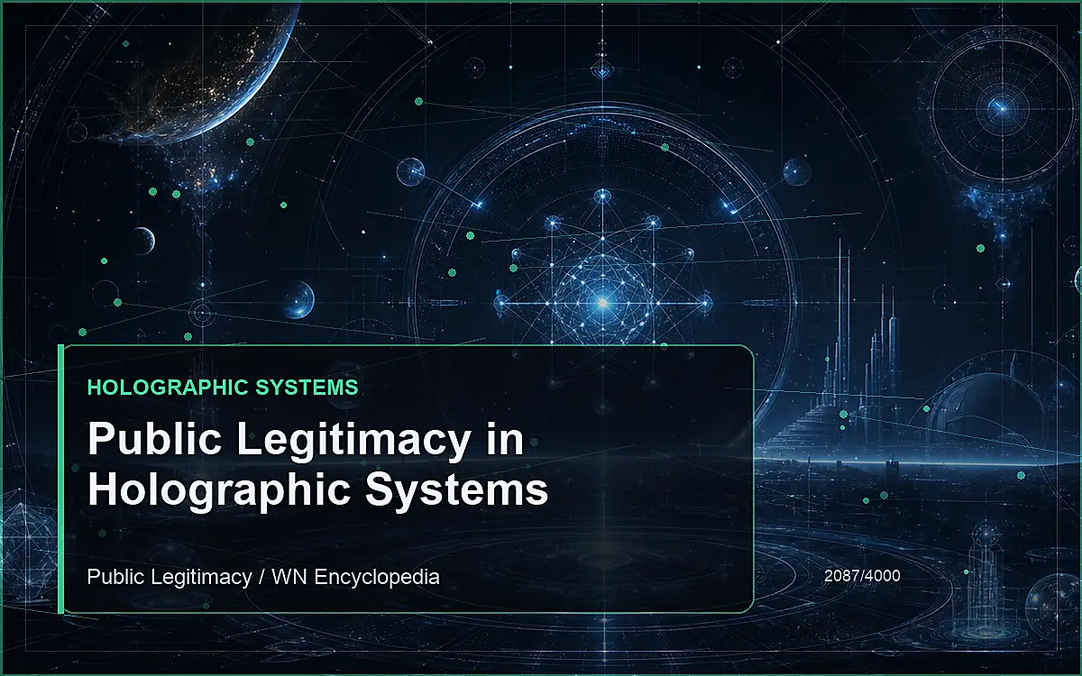 AI-generated encyclopedia reference image for Public Legitimacy in Holographic Systems