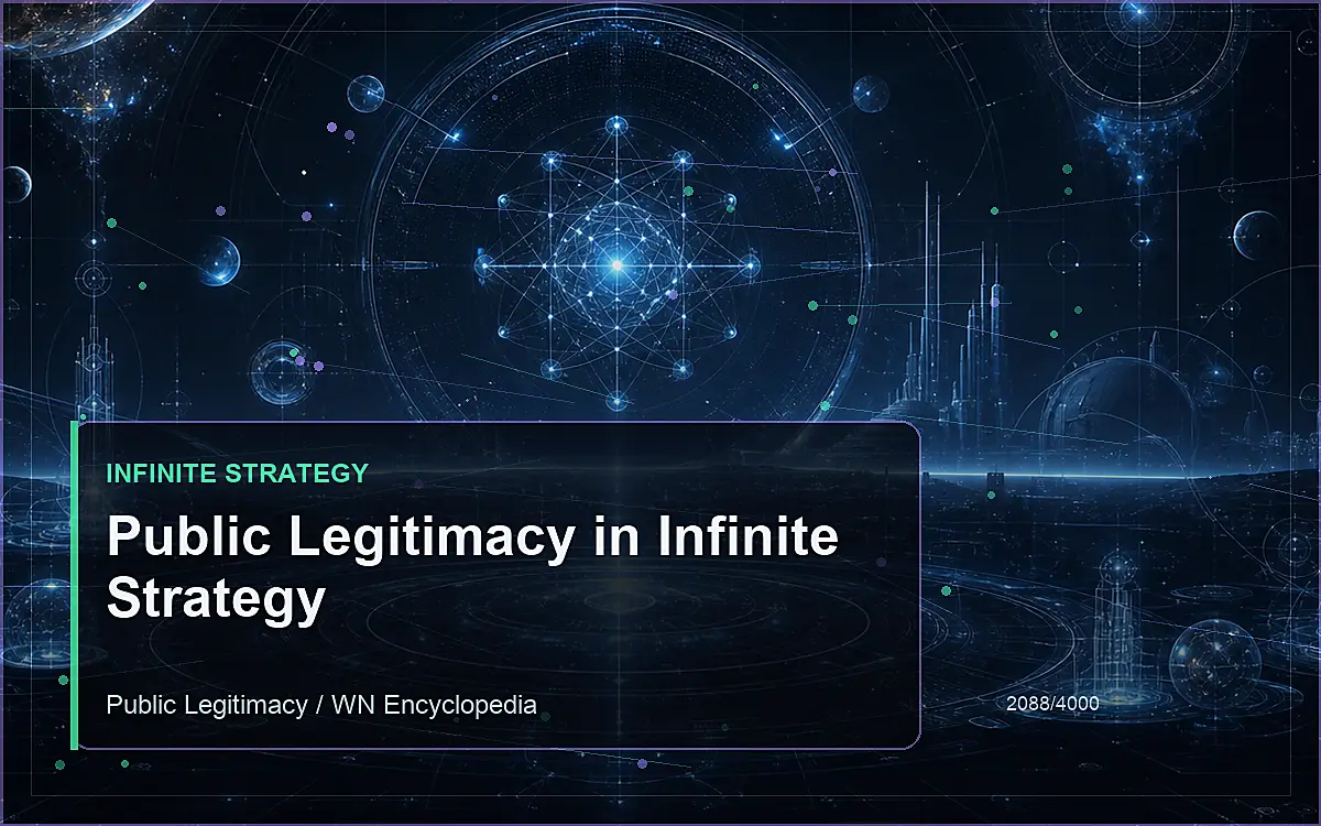 AI-generated encyclopedia reference image for Public Legitimacy in Infinite Strategy