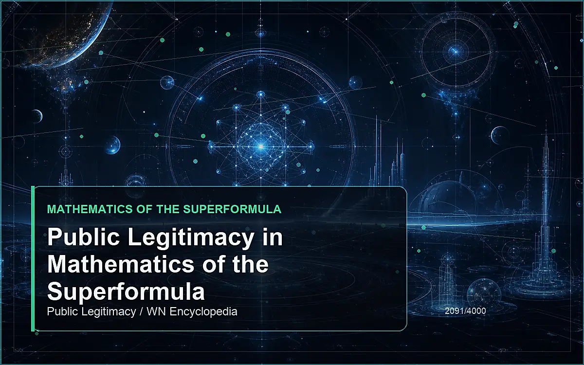 AI-generated encyclopedia reference image for Public Legitimacy in Mathematics of the Superformula
